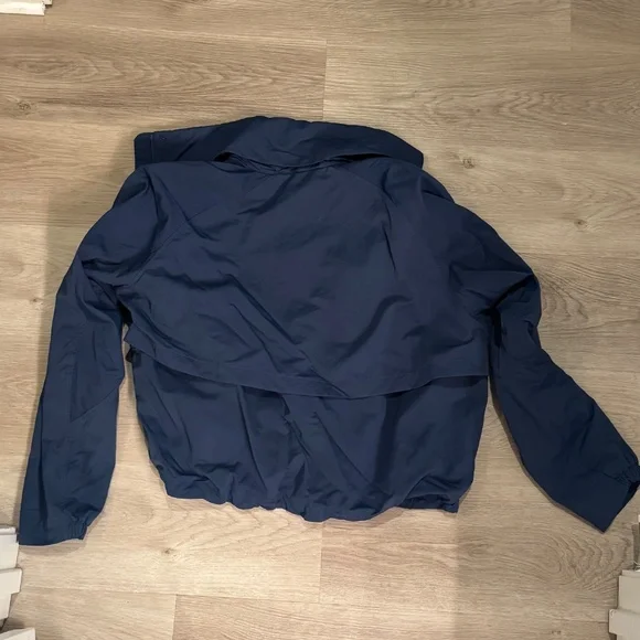 Lululemon Always Effortless Jacket Size 12- Blue Twill - Picture 2 of 8